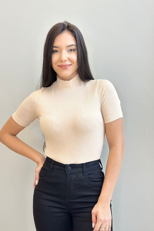 Blusa Fio Tecnológico Resistência ao Pilling Creme - CH623