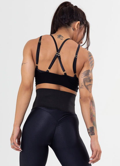 Calça Legging Superhot Gleam Preta CAL5253