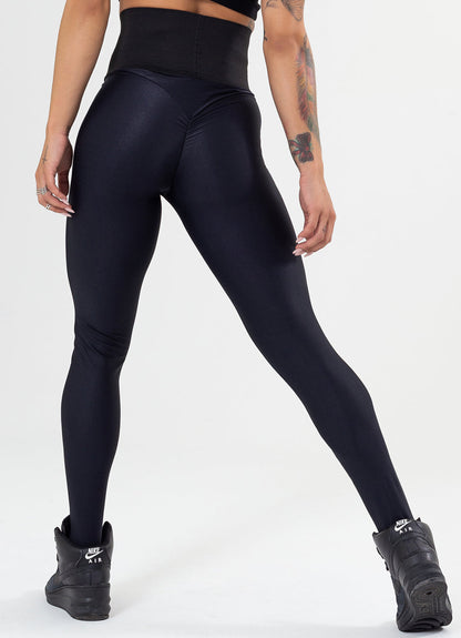 Calça Legging Superhot Gleam Preta CAL5253
