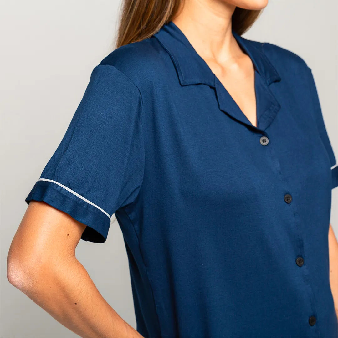 Pijama Feminino Comfty® (Camisa Manga Curta + Calça)