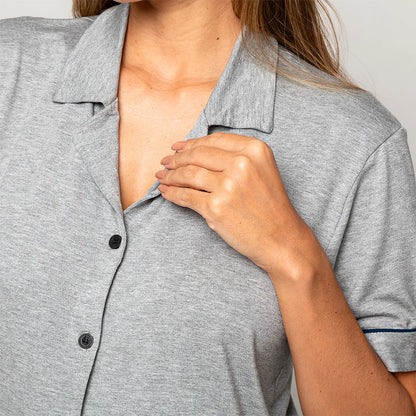 Pijama Feminino Comfty® (Camisa Manga Curta + Calça)