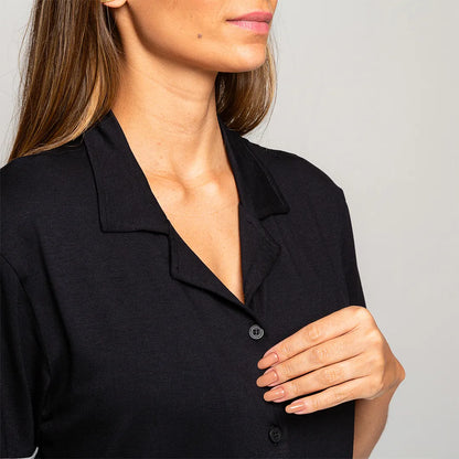 Pijama Feminino Comfty® (Camisa Manga Curta + Calça)