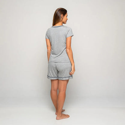 Pijama Feminino Comfty® (Camiseta Manga Curta + Short)